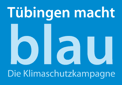 Logo der Klimaschutzkampagne: Tübingen macht blau.